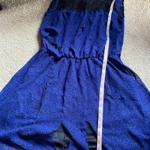 Dress, Zombie Blue Ripped Sleeveless Costume